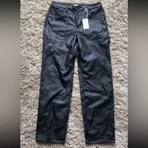 Good American Better Than Leather 90s Carpenter Pant